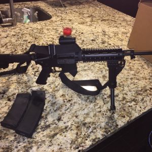 BushMaster AR-15 223/5.56 with many additional accessories