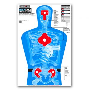 Thompson Target - B27-IMZ Life Size Silhouette Paper Shooting Targets - 25"x38"