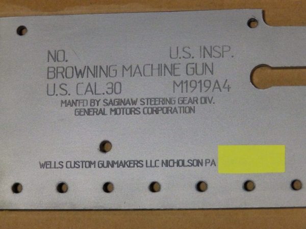 Wells Custom Gunmakers Browning 1919 RHSP - Image 2