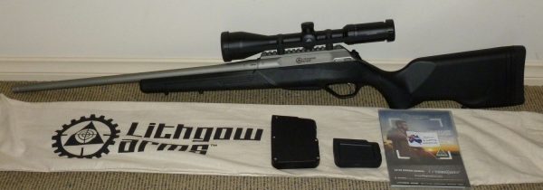 Lithgow LA102 Polymer stock Titanium Cerakote metalwork