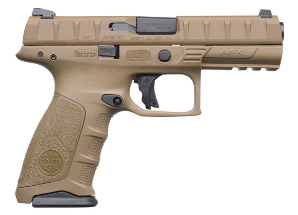 [Handgun] Beretta USA APX Full Size 9mm Luger Double 4.25" 17+1 FDE Flat w 2 Mags $302.20+s/h. Use email quote