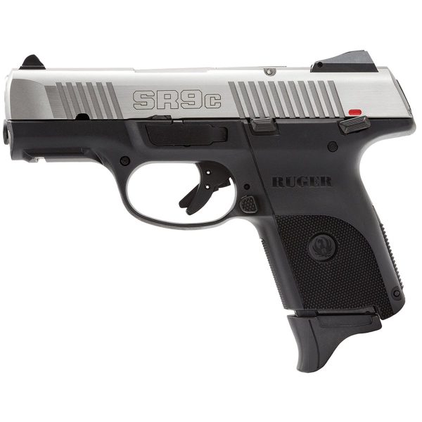 [Handgun] Ruger SR9c 9mm Luger 3.4in Stainless Pistol - 17+1 Rounds $249.99