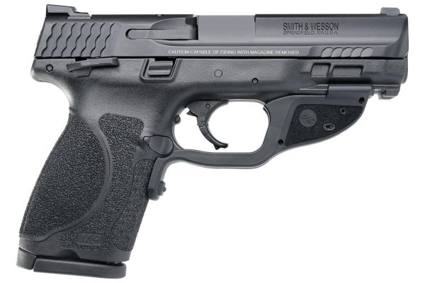[Handgun] Smith & Wesson M&P9 M2.0 Compact with Crimson Trace Green Laserguard and Thumb Safety $369.99