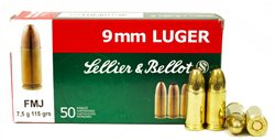 [Ammo] Sellier & Bellot 9mm Luger Ammo 115 Grain Full Metal Jacket - $169 Shipped