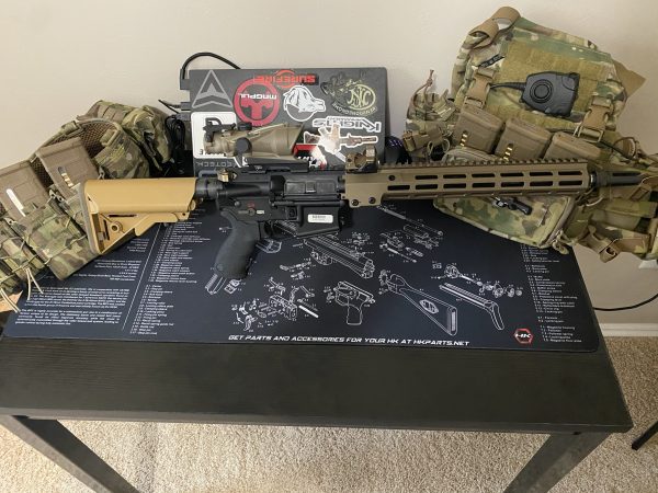 Geissle 14.5" pinned to 16" upper, LMT Mars-l lower