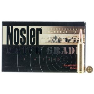 Nosler Match Grade 26 Nosler 140 grain Custom Competition Rifle Ammo, 20/Box - 51288
