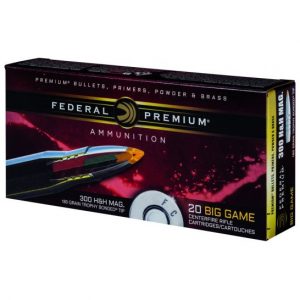 Federal Premium 180 gr Trophy Bonded Tip .300 H&H Mag Ammo, 20/box - P300HTT1