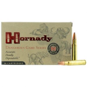 Hornady Dangerous Game 225 gr SP-RP Interlock .376 Steyr Ammo, 20/box - 8234