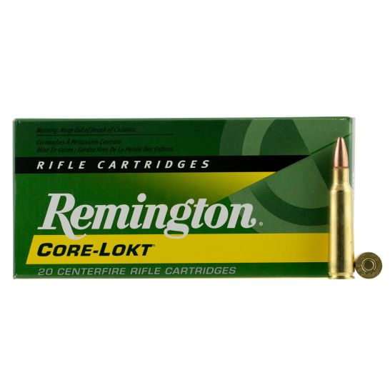 Remington Core-Lokt 100 gr Pointed Soft Point .250 Savage Ammo, 20/box - R250SV