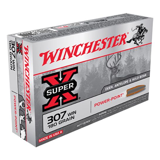 Winchester Ammunition Super-X 180 gr Power-Point .307 Win Ammo, 20/box - X3076