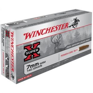 Winchester Ammunition Super-X 140 gr Power-Core 7mm WSM Ammo, 20/box - X7MMWSMLF