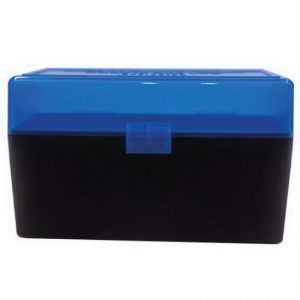Berrys Bullets 409 .243 Win/.308 Win 50 Round Flip-Top Ammo Box, Blue/Black - 82467