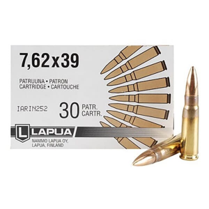 Lapua 7.62x39 123gr FMJ Ammo LU4317235