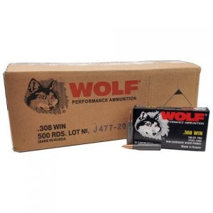 [Ammo] Wolf 500rds 308 Win 150 Grain FMJ polymer coated steel case ~66cpr / $325.99 Free Shipping