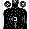 Dynamic Shooters – 50 Pack 17X25-inch Made in USA Large Paper Silhouette Range Shooting Targets - Firearm, Rifle, Gun, Pistol, BB Guns, Airsoft, Pellet Gun, Air Rifle