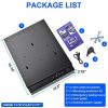 FUNSHION Gun Safe for Pistols Fingerprint Handgun Safe Box Quick-Access Smart Biometric and Key Gun Cabinet for Home Personal and Car - Image 6