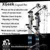XGeek Compound Bow and Arrow kit, Hunting & Target Bow, with All Accessories, USA-Made Limbs, Draw Weight Adjustable 20-70 Lbs, Draw Length 17-29", 320 Fps Speed,for Hunter and Archery Enthusiast - Image 2