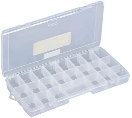 MEIJIA Outdoor Fishing Tackle Boxes, Plastic Box, Plastic Storage Organizer Box with Removable Dividers - Fishing Tackle Storage,Off-White - Image 6