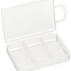Plano Micro 6 Compartment Tackle Storage Box, Premium Tackle Storage, Clear, One Size (105000) - Image 2