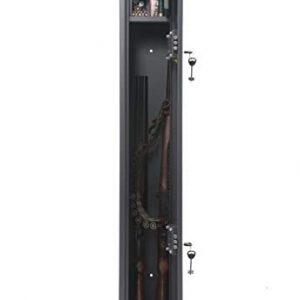 Buffalo 1325 Gun Rifle Shotgun Metal Security Cabinet Safe Storage with Separate Lock Box for Handguns Ammo