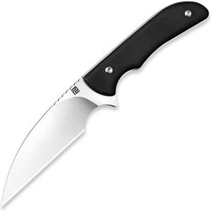 ARTISANCUTLERY Tactical Knife Sea Snake (ATZ-1842) AR-RPM9 Powder Steel Blade G10 Handle Fixed Blade Knife Black
