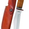CASE XX WR Pocket Knife Fixed Blade Polished Leather Item #386 - (381 6 SS) - Length Closed: 10 3/4 Overall Inches - Image 4