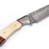 Damascus Steel Hunting Knife Best Damascus Skinning Knife With Leather Sheath (9022) - Image 5