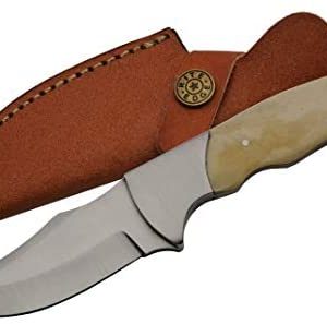 SZCO Supplies Bone Handle Hunting Knife