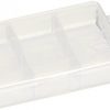 Plano Micro 6 Compartment Tackle Storage Box, Premium Tackle Storage, Clear, One Size (105000)