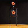 HIRAM Target Stand with 2 Auto-Resetting Shooting Targets for BB Pellet Airsoft.177 .20 .22 Caliber .44 Magnum Guns Pistols Rifles Shooting Game at Home on Range in Woods - Image 5