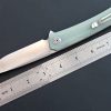 Eafegrow CH3002-G10 Folding Camping Knives 3.7 inch D2 Blade and G10 Handle Pocket Knives Outdoor Hunting Knife Tactical Folding Knives (Jade) - Image 2