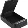 RPNB Gun Safe, Smart Pistol Safe w/5-Digit PIN Keypad Handgun Security Safe with LED & RFID Quick Access, Measures 14.5" x 9.1" x 3.5", Anchoring on Floor, Wall or Closet