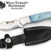 Wild Turkey Handmade Collection Fixed Blade Skinner Hunting Knife Includes a Genuine Leather Sheath - Image 2