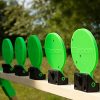 THROOM 6" Knockdown Self-Healing, Reactive, Ricochet-Free Shooting Targets (Set of 6 with Stand Brackets) - Image 5
