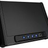 RPNB GunSafe for Pistols,Quick-Access Pistol Safe for Multiple Handguns&Ammo with Biometric Fingerprint Lock or RFID Lock,California DOJ Certified,Auto-Open Lid Home Safety Device for 2 Guns and More