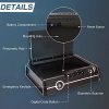 Mingyall Pistol Safe, Smart Gun Security Safes for Pistols, Handgun Safe Quick Access with Biometric Fingerprint Identification/Key/Digit Code, Auto Open Lid, Silent Mode for Home - Image 3