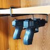 StrongTools Handgun Hanger, Pistol Rack for Gun Safe Shelf or Bookshelf, Pistol Organizer for Displays and Cabinet (4 Packs for 8 Guns) - Image 5