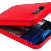 OSPON Money Safe Box Gun Safe with Steel Combination Lock and Security Cable Pistol Safe - Image 3