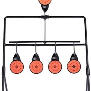 Hiram Air Gun Pellet BB Gun Resetting Target, Rated for .22 .177 Caliber