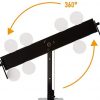 HIRAM Resetting Target Stand with 8 Spinning Targets for Close Distance Airsoft Shooting Rated for .177 & .22 Caliber Pellet Pistol Airsoft BB Guns, Polish Plate Rack Target for Indoors & Outdoors - Image 4