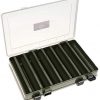 OriGlam Double Sided 14 Compartments Fishing Tackle Boxes Fishing Lure Box Organizer, Fishing Bait Tackle Storage Case, Container Box for Jewelry Beads Earring Hook - Image 3