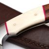 Damascus Steel Hunting Knife Best Damascus Skinning Knife With Leather Sheath (9022) - Image 3