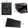 Champs Gun Safe Solid Steel Quick Access Electronic Pistol Safe with Auto-Open Lid, Wall Mount Bracket, Anti-Thief Alarm System - Image 3