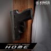 KINGS MAGNET Magnetic Gun Mount: 43 lb Rated Gun Magnet Mount - Magnetic Holster for Handgun, Pistol, Rifle, Revolver,  Shotgun - Concealed Gun Holder for Car, Truck, Desk, Wall, Safe, Bedside 1 Pack - Image 3