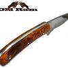 Old Ram Collection Sharp Heavy Duty Durable Fixed Blade Hunting Skinner Knife w/Leather Sheath - Image 6