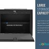 Jolitac Quick Access Electronic Pistol Safe, Firearm Safety Device Solid Steel Safes Lock Case, Compact Gun Security Safe with Anti-Thief Alarm System, Electronic Keypad and 2 Emergency Keys - Image 2