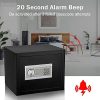 Safe Box with Digital Keypad for Home Office, Dual-Security Steel Safe with Fireproof and Waterproof Material for Money Gun Jewelry Document (1.0 Cubic) - Image 7