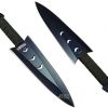COLIBROX 6 pcs. Ninja Tactical Combat Hunting Kunai Throwing Knife Set w/ Sheath Case - Image 3