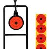 GearOZ Resetting Target with 4.5” and 3.5” Large Shooting Spots, Spinner Target with Durable Steel for Airsoft Pellet Gun BB Gun .44 Magnum