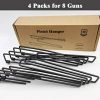 StrongTools Handgun Hanger, Pistol Rack for Gun Safe Shelf or Bookshelf, Pistol Organizer for Displays and Cabinet (4 Packs for 8 Guns) - Image 7